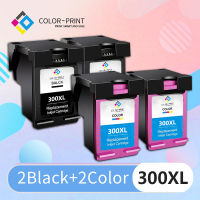 Warna-Cetak Remanufactured 300XL HP 300 HP300 XL ตลับหมึกตลับสำหรับรถ Deskjet F4400ชุด F4435 F4440 Pencetak