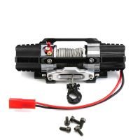 Dual Motor Metal Simulated Winch for 1/8 1/10 RC Crawler Car Axial SCX10 TRAXXAS TRX4 RC4WD D90 KM2 Upgrade Parts