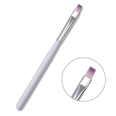1ชิ้นแปรงต่อเคลือบภาพวาดลวดลายเจล UV วาดเขียนต่อเล็บปากกาสำหรับงานตกแต่งเล็บมือแปรงไล่ระดับสีแบบ DIY อุปกรณ์ทำเล็บ