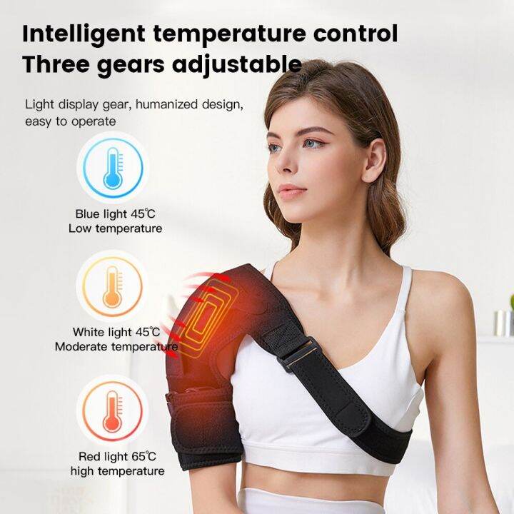 Hot Electric Massager Shawl Heating Pad Adjustable Frozen Arm Shoulder