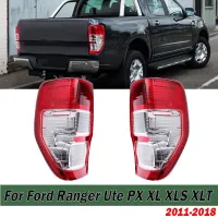 ไฟท้ายเทอร์โบสำหรับรถฟอร์ด PX MK1 T6/MK2 Wildtrak XLT XL XLS ชุดไฟเบรคหลังรถ2011-2018ชุดสายไฟแบบไม่มีหลอดไฟ LED