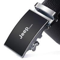 [head layer cowhide] jeep crown han edition joker contracted tide belt male leather buckle belts --皮带230714♦