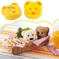 Jiauting CUTE Animal sandwich Mold CUTTER หมีสุนัขไดโนเสาร์รูปร่างเค้กขนมปังขนมปังปิ้ง Maker