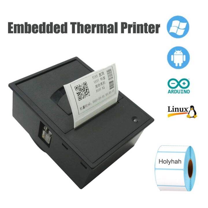 Embedded Thermal Barcode Label Printer Receipt Printer 12V 2A 57Mm With