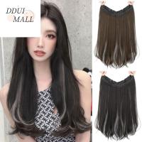 DDUI สีน้ำตาลสีน้ำตาลเข้ม ต่อผมตรงยาว ทนความร้อนทน สังเคราะห์สังเคราะห์สังเคราะห์ วิกผมไล่ระดับสีเทา หวานหวานแหววว ธรรมชาติตามธรรมชาติ วิกครึ่งผมรูปตัวยู ผู้หญิง/เด็กผู้หญิง