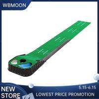 WBMOON นักกอล์ฟพับได้ทนทานอุปกรณ์ฝึกการวางกอล์ฟสีเขียวในร่มกลางแจ้ง