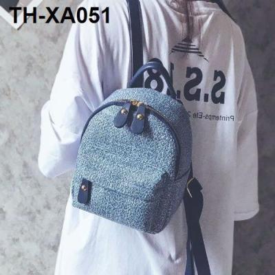 2023 new trendy ins super hot backpack womens Korean version spring and summer fresh simple all-match girl