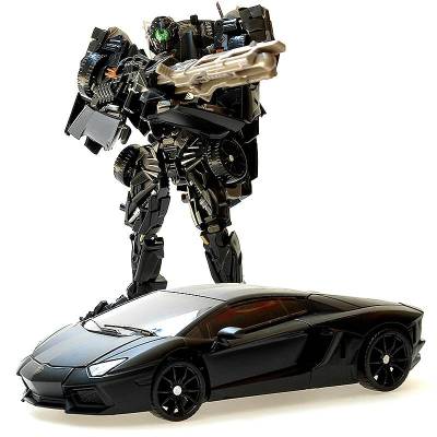 🧡ของเล่นแปลงร่างทำจากอัลลอยขนาด18ซม. ตุ๊กตาขยับแขนขาได้รถ Lamborghini ของเล่นหุ่นยนต์แปลงร่างรถ