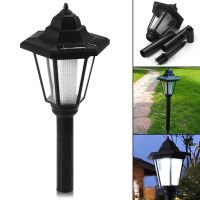 Solar Power LED Pathway Lights Solar Lamp Garden Yard Landscape Walkway Lighting Retro Hexagonal Street Light Outdoor Decoration