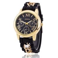 New Fashion Silicone Strap Women Rhinestone Wrist Watches Casual Women Dress Watches Crystal Solid Color Hot Relogio Feminino