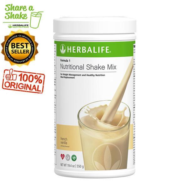 Herbalife F1 Slimming Nutritional Shake Mix 550g Canister (French Vanilla)