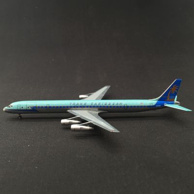 ❄ jiozpdn055186 Avião de brinquedo 13cm dc8 modelo 1:500 escala DC-8