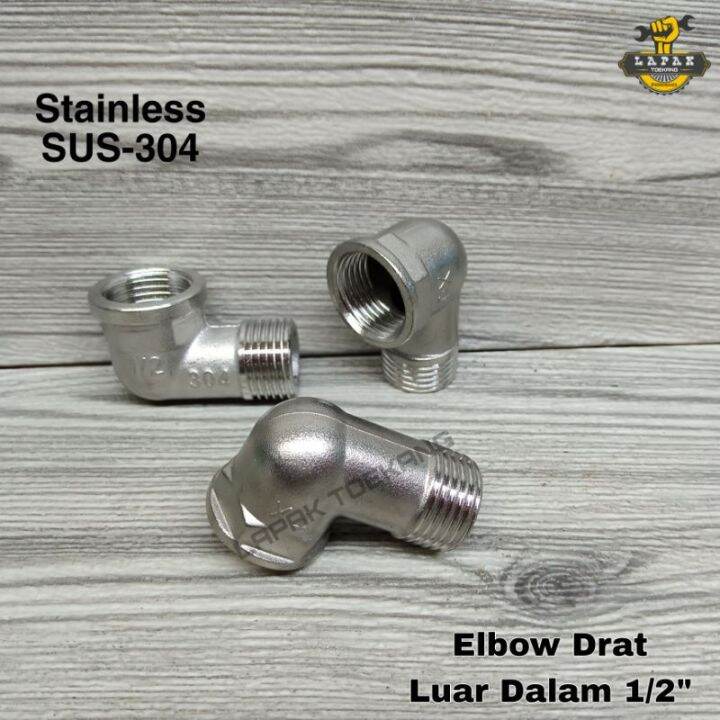 Elbow Knee Drat Luar Dalam Inch Stainless Sus Lazada Indonesia