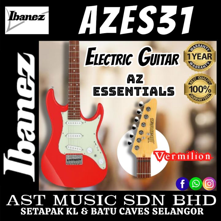 Ibanez AZES31 Electric Guitar AZ Essentials – Vermilion ( AZES-31