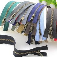 ¤ 1pcs 20cm 3 Zipper Self-locking Auto Lock Copper Zipper Jeans Replacement Zip Slider Repair Kit DIY Tailors Sewing Accessories