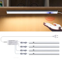 110V 220V US EU 1ชุด Night Light พร้อม Motion Sensor ตู้เสื้อผ้าตู้โคมไฟห้องครัว LED Light Bar Hand Sweep *