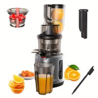 xixibeauty BioloMix BPA-Free Slow Masticating Juicer with Wide Chute for High Nutrient Fruit and Vegetable Juice