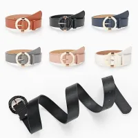 New Pin Buckle Belt Genuine Leather Cargo Jeans ins Style