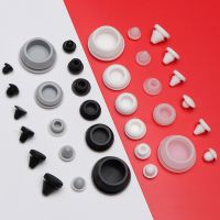 Silicone Rubber Hole Caps 1.8mm to 51mm T Type Plug Cover Snap-on Gasket Blanking End Caps Seal Stopper Furniture Protectors Replacement Parts