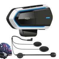 【LZ】✖✠﹉  Motocicleta Intercom Headphone com rádio FM fones de ouvido à prova dágua efeito sonoro estéreo 2 pilotos Talk at the Motorcycle