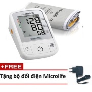 Máy đo huyết áp Microlife A2 Basic Trắng + Tặng bộ đổi nguồn Microlife