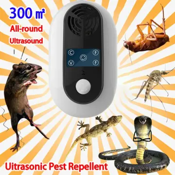Blue light Ultrasonic Pest Reject Repeller Control Electronic Pest  Repellent Mouse Rodent Cockroach Mosquito Insect Killer