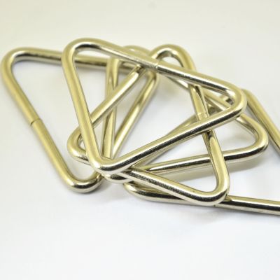 【cw】 30pcs Metal Webbing Triangles shape buckle Slider Adjust Buckle for Straps belt 10mm 20mm 25mm 50mm