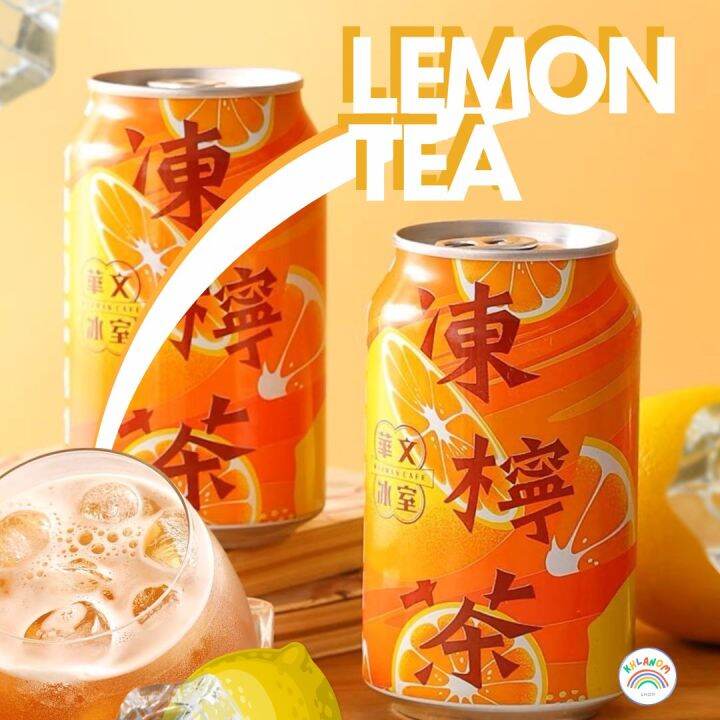 lemon-tea-ชาเลมอน-ชาผลไม้-ชาพร้อมดื่ม-1-กระป๋อง-315ml-เปรี้ยวอมหวาน-หอมชา-อร่อย-สดชื่น-ของแท้100-นำเข้าจากฮ่องกง