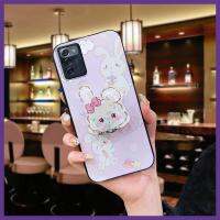 foothold protective Phone Case For ZTE Z7540/Consumer Cellular ZMAX 5G drift sand TPU glisten Cover Durable cartoon