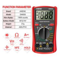 ANENG DM850 Digital Multimeter Professional Multimeter LCD Screen Ture AC DC Multimetro Tester Ohm Capacitance Hz Voltage Meter