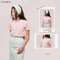 CHAMBRE35 Comfy Classic Tee เสื้อยืดคอกลม รุ่นนุ่มพิเศษ ใส่สบาย ทรงสวยพอดีตัว ไม่ติดขน ซักแล้วไม่หด ไม่ย้วย คอไม่กว้าง