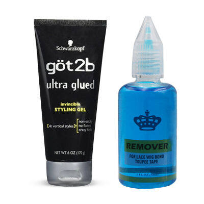 Got2b Glued Spray Got 2b Glue Spray Human Hair Styling Gel Invincible Styling Hair Gel Hair Glue for Lace Wig+Glue Remover