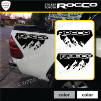 Rocco Stickers Attached to the cheek of the pickup truck Toyota Revo Rocco (new) Delivery service center (1 set 2 sides) Ready to send SNP050.