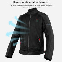 2023 New Summer Motorcycle Jacket Motocross Breathable Mesh With CE Certified Protective Gear Motorbiker Racing Jacket Men Women