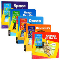 Original English Picture Book National Geographic Kids little kids first board book space dinosaur ocean 5-volume paperboard Book Popular Science Encyclopedia for children aged 2-3