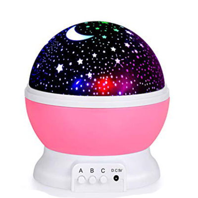 Rotating Projector Starry Night Lamp Sky Star Children Kids Baby Sleep Romantic LED USB Projection Lights Xmas Holiday Gift