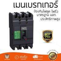 รุ่นขายดี เบรคเกอร์ งานไฟฟ้า SCHNEIDER เมนเบรกเกอร์ 100 A 30 KA EZC100H3100T สีดำ ตัดไฟ ป้องกันไฟดูด ไฟรั่วอย่างมีประสิทธิภาพ รองรับมาตรฐาน มอก Circuit Breaker จัดส่งฟรี Kerry ทั่วประเทศ