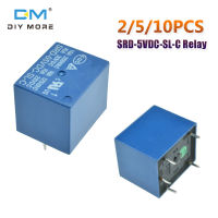 diymore 2/5/10PCS รีเลย์ไฟฟ้าขนาดมินิ5V DC SRD-5VDC-SL-C SRD-5VDC-SL-C PCB