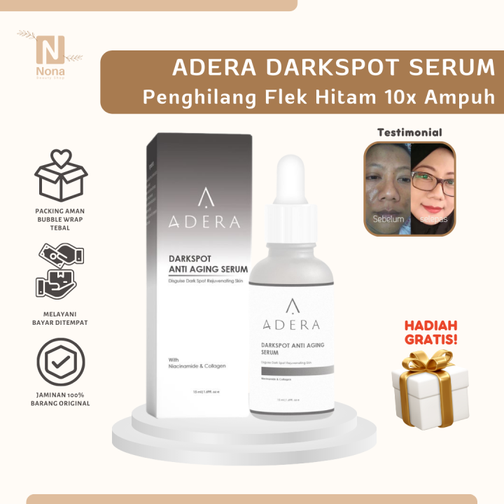 Adera Darkspot Serum Flek Hitam Keriput Dan Bekas Jerawat Di Wajah