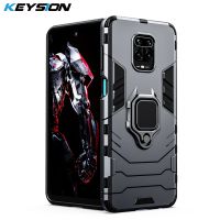 【Electronic Store】เคสกันกระแทก KEYSION สำหรับ Redmi Note 9 Pro Max 8 Pro 7 8A 9S 9A แหวน9C ฝาหลังโทรศัพท์สำหรับ Xiaomi Mi 10 Lite POCO F2 Pro X2