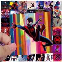 10/20/40/80pcs Disney Spider Man: Across the Spider-Verse Anime Stickers Laptop Suitcase Scrapbook Cool Waterproof Sticker Toy