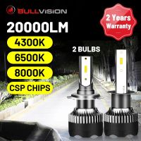 【CW】 Headlamp 20000LM 4300K 6500K 8000K Chip H4 H11 H7 9005 9006 HB3 HB4 Bulb STG Low Beam 120W