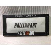 ป้ายทะเบียน พลาสติก รุ่น JP5 โลโก้ RALLIART บริการเก็บเงินปลายทาง