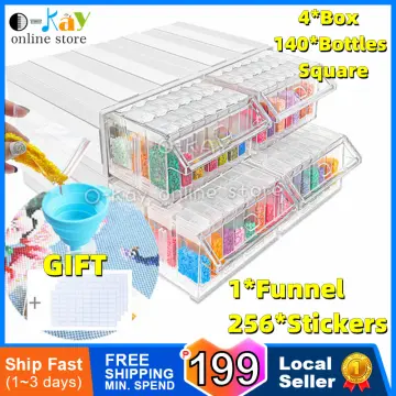 64 Grids 5D Diamond Painting Box Storage Containers Diamond Art DIY  Accessories.