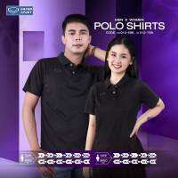 เสื้อโปโลแขนสั้น คอปก ( GSP 012-586 ) สีล้วนปกทอ ดีไซน์เรียบหรู ดูทางการ นุ่ม เบาสบายเมื่อสวมใส่ Mini Mall x Grand Sport