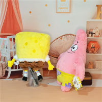 IOy-711 ของเล่นตุ๊กตารูปดาวใหญ่น่ารัก SpongeBob ปูบอสตุ๊กตาหอยทากขนาดเล็กตุ๊กตาปลาหมึกของขวัญ N18-227