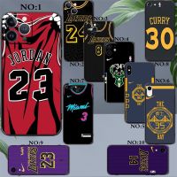 เสื้อคุณภาพสูง เคสโทรศัพท์ซิลิโคน TPU กันกระแทก ลาย NBA Jersey สําหรับ Apple iPhone 11 Pro Max X XS XR