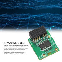 โมดูลการเข้ารหัส TPM2.0ความปลอดภัยโมดูล TPM2.0เมนบอร์ดอุปกรณ์เสริมที่เชื่อถือได้ SLB 9665 PCB การจัดเก็บที่ปลอดภัยแบบสแตนด์อโลน14Pin สำหรับ Windows 10 11สำหรับคอมพิวเตอร์