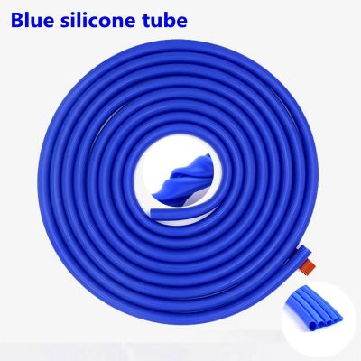 1M I.D 2 25mm Hi-quality Blue Silicone TubeHose Flexible Silica Gel Pipe Food Level Safety Soft Pipe Aquarium Air Pump Hose