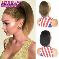 Synthetic Short Ponytail Afro Kinky Straight Drawstring Ponytail Natural Hair Ponytail Afro Puff Ponytail Extensions for Women